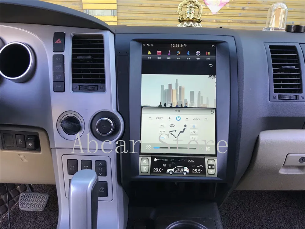 13,6 ''Tesla стиль Android 8,1 HDMI PX6 автомобильный dvd-плеер gps навигация для Toyota tundra Sequoia 2007-2011 головное устройство стерео радио
