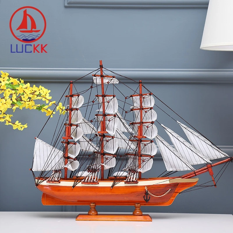 LUCKK CUTTY SARK DIY 60 CM Exquisite Wooden Sailboat Ship Model Wholesale Home Office Decoration Accessorie Crafts Free Shipping | Дом и сад