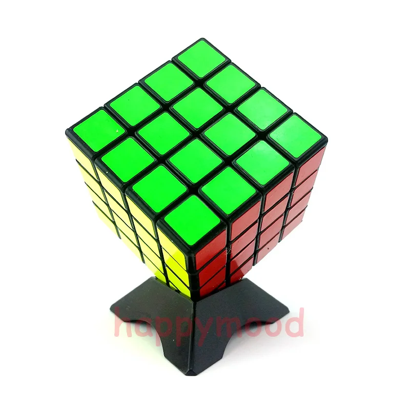 4x4 6.2cm Base Черная наклейка Профессиональный скоростной магический куб головоломка твист Классическая игра-головоломка обучающая 2x2x2 3x3x3 4x4x4 5x5x5 - Цвет: 4x4 6.2cm Base