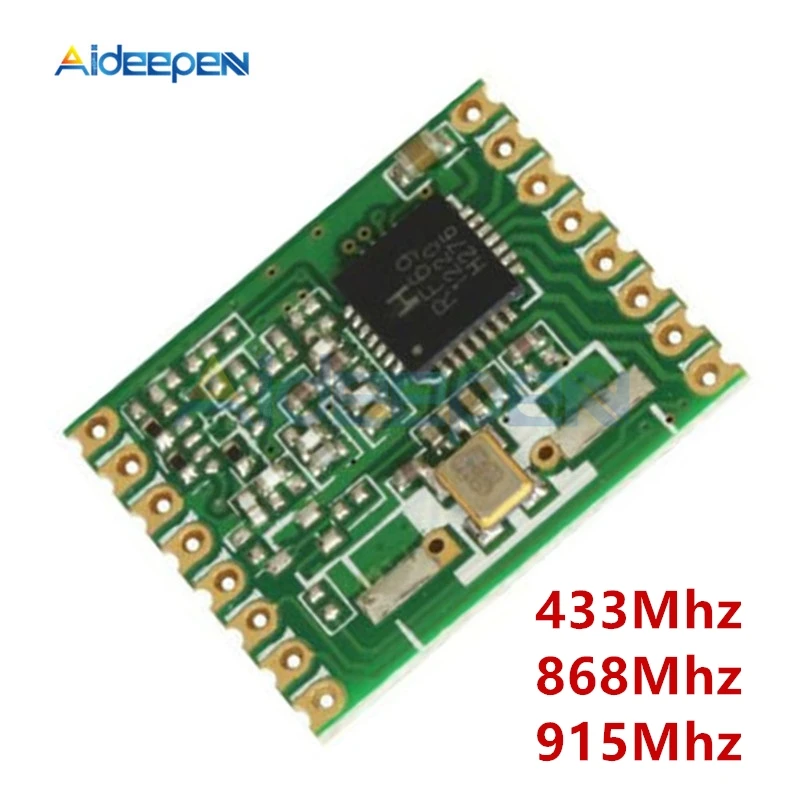 RFM69W RFM69 433 МГц 868 915 беспроводной модуль трансивера FSK 20 дБм | Обустройство дома