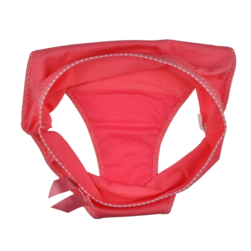 6 шт./упаковка женские хлопковые трусы-брифы с бантиком | Женская одежда