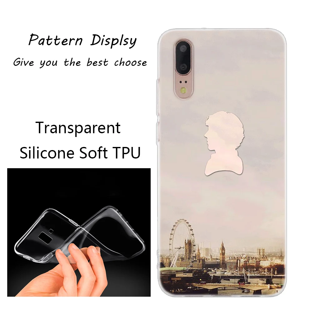 Популярный силиконовый чехол 221B i am Sherlock Holmes Sherlocked для huawei P30 P20 P10 P9 P8 Lite P30 P20 Pro Mini P Smart Plus