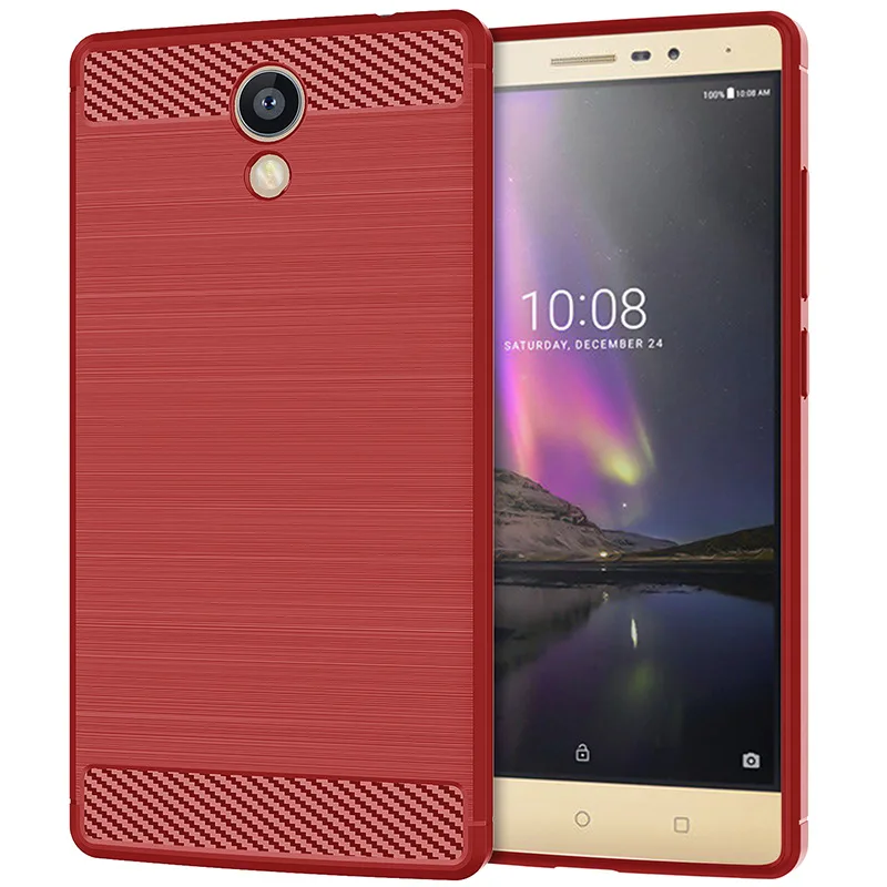 For Lenovo Phab 2 Pro Case Slim Armor Carbon Fiber Soft Phab2 Plus PB2-690 Cover Coque Fundas |