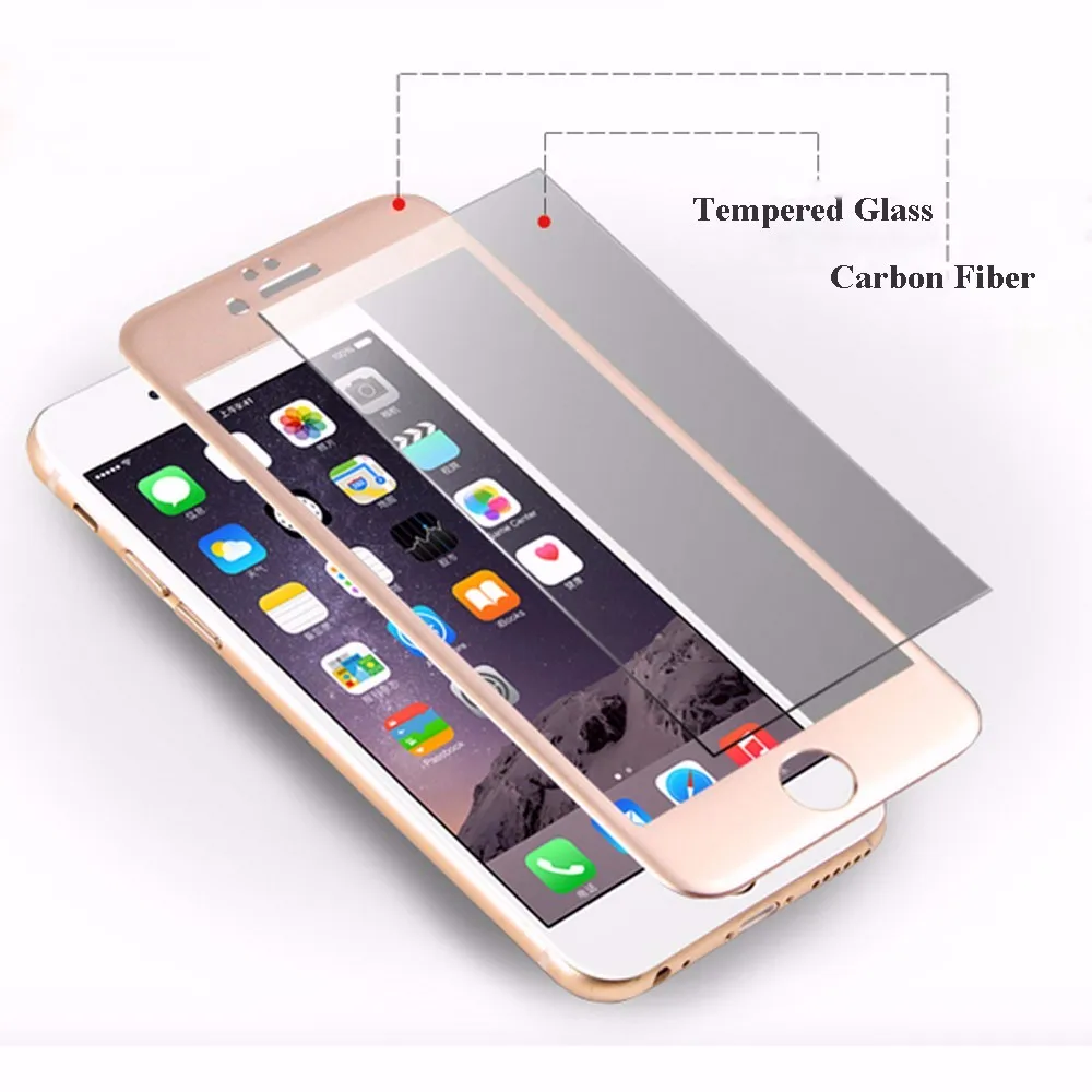 Защитное стекло для iPhone 6 защита экрана 9H премиум класса от царапин 3D полное