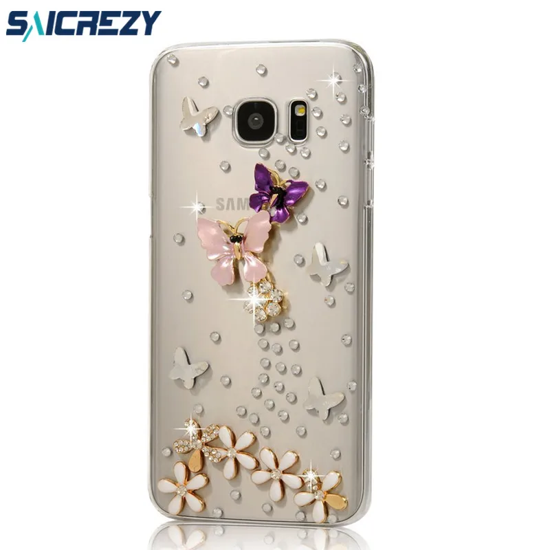 Чехол для Samsung Galaxy S5 S6 S7 EDGE S8 S9 S10 PLUS A70 A50 A30 с блестящими кристаллами NOTE 9 A8 A6 2018|for