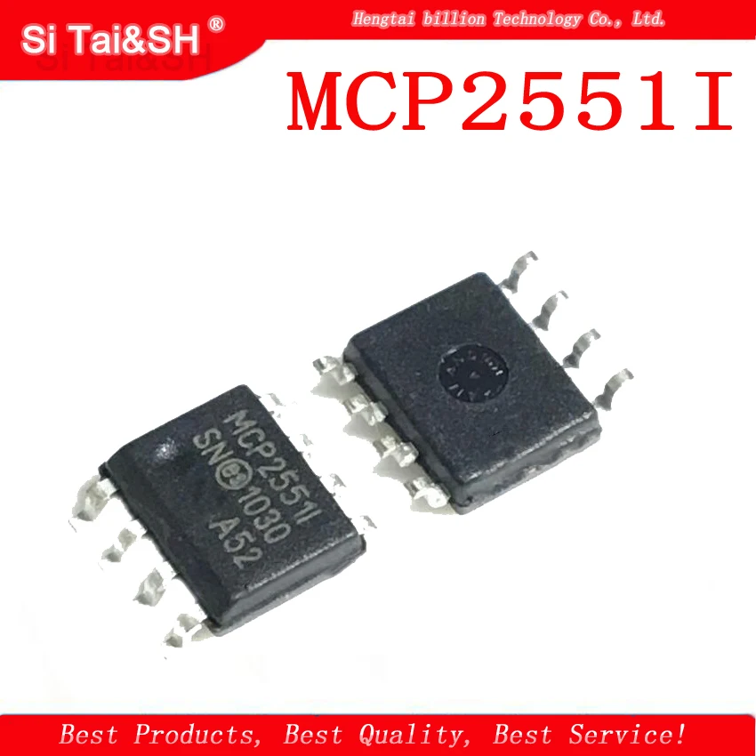 5 шт. MCP2551I MCP2551 I/SN MCP2551T SOP8 Встроенный микроконтроллер|c c| |