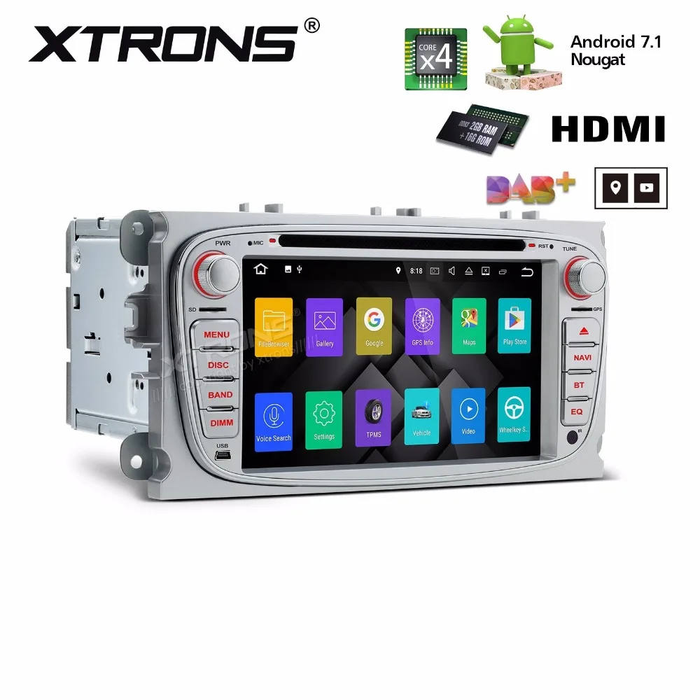 Автомобильный DVD плеер 7 дюймов Android 1 для Ford Focus II 2008 2011 Galaxy 2006 Kuga 2012 ОЗУ 2 Гб
