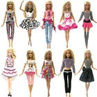 NK 10 шт.компл. Новейшее модное платье для куклы лучший дизайн повседневный наряд для вечеринки аксессуары для куклы Барби подарок Детская игрушка DZ