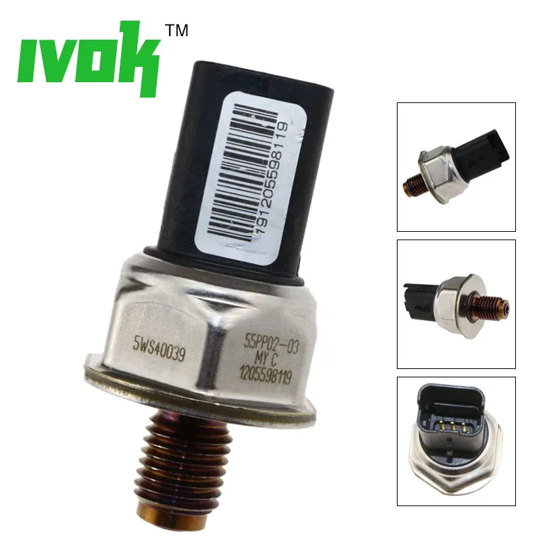 Датчик давления топлива 5WS40039 55PP02-03 для Ford Focus C-Max S-MAX Galaxy Mondeo Transit Tourneo 1,8 TDCi