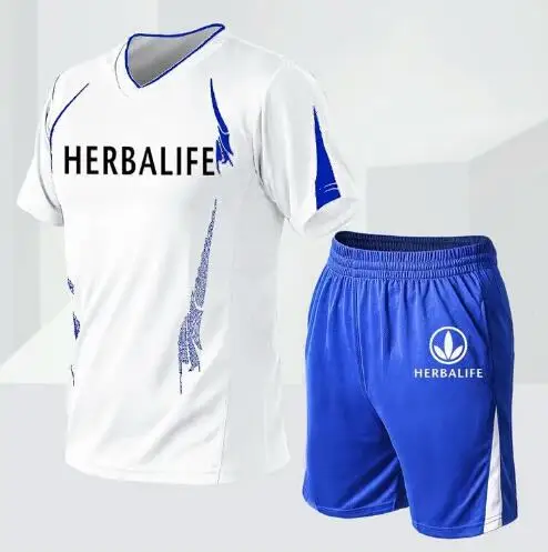 Новинка Спортивная быстросохнущая фотография Herbalife мужская летняя