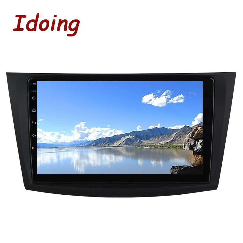 Idoing 1Din 9 дюймов Android8.0/7 1 Автомобильный мультимедийный плеер Подходит для мазда3 3