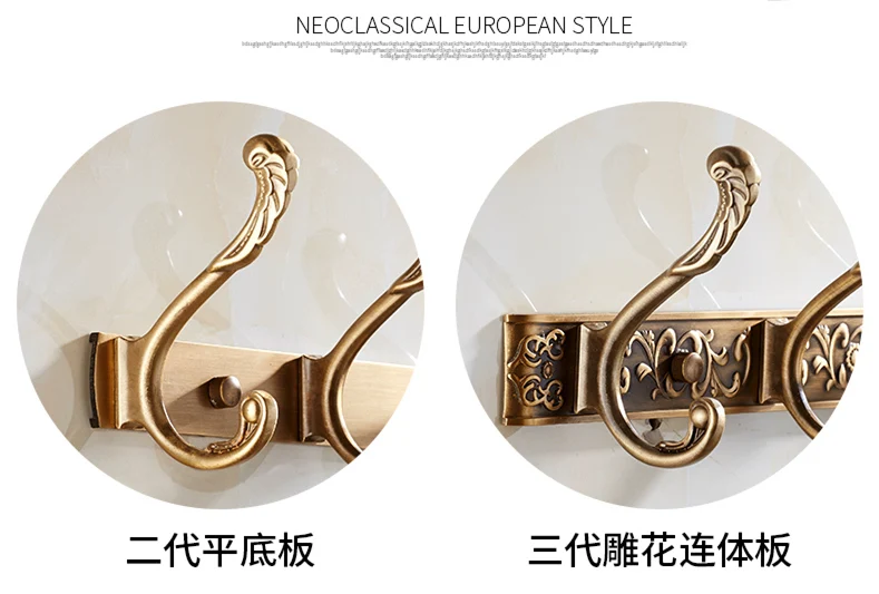 Wall Mounted Metal Clothes Hanger Towel Coat Robe Hook Decorative Bathroom Hooks Hat Accessories | Обустройство дома