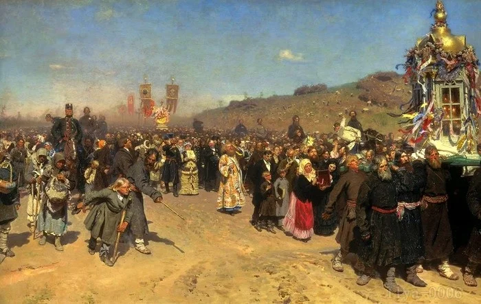 Илья Репин Холст деревья рольставни картины Современное украшение кофе бар