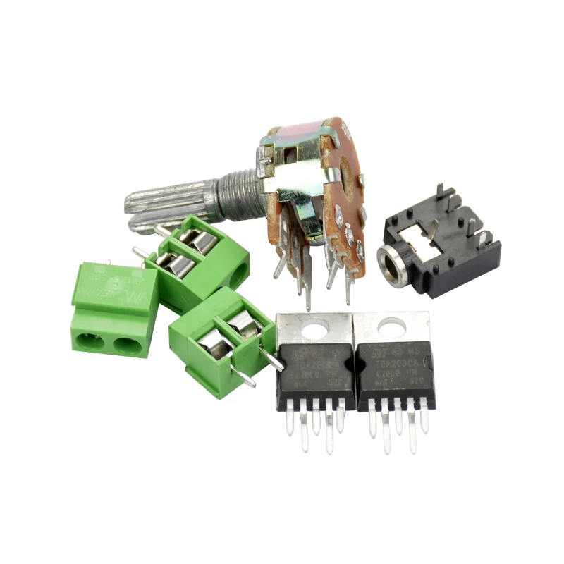 DIY Kit 2 0 двухканальный TDA2030A усилитель мощности модуль чистого класса