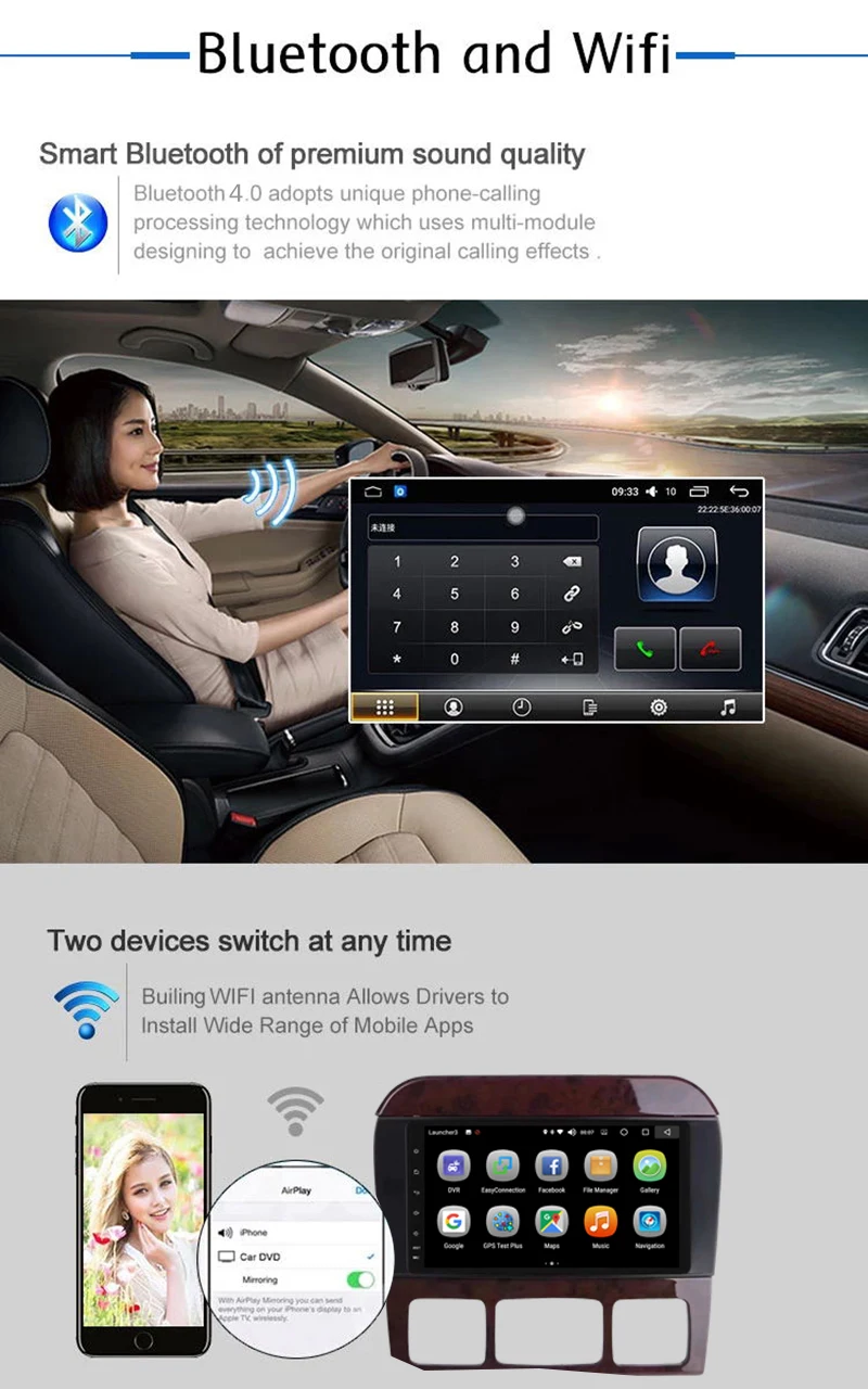 Автомобильный dvd плеер на основе Android для Benz S Class W220 CL W215 GPS навигационная система с