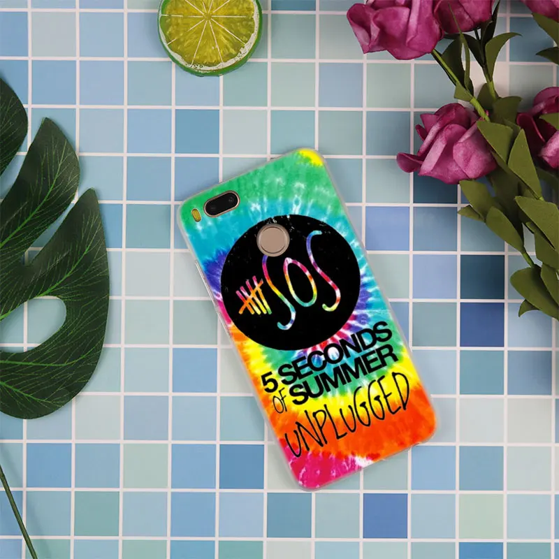 MLLSE 5 seconds of summer Clear Case Cover для Xiaomi Mi Play Pocophone F1 8 A1 A2 Lite 6 6Plus Mix 3 Redmi Note 4x5 S2 Hot | Мобильные