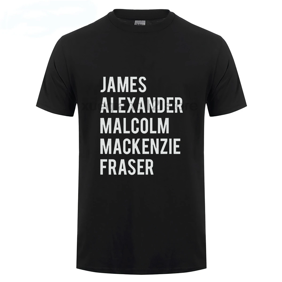 Мужская футболка с надписью Outlander Jamie Fraser|Мужские футболки| |