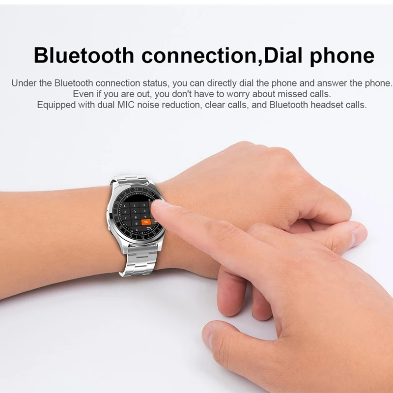 DT19 Смарт Электронные часы емкостный сенсорный экран Bluetooth подключение циферблат