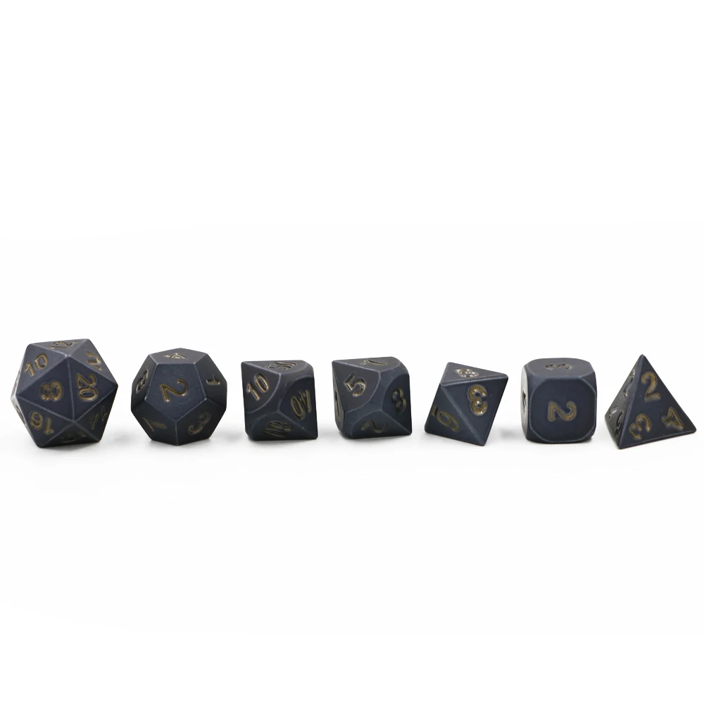 7 шт./компл. креативные игральные кости для ролевых игр D &amp металлические DND