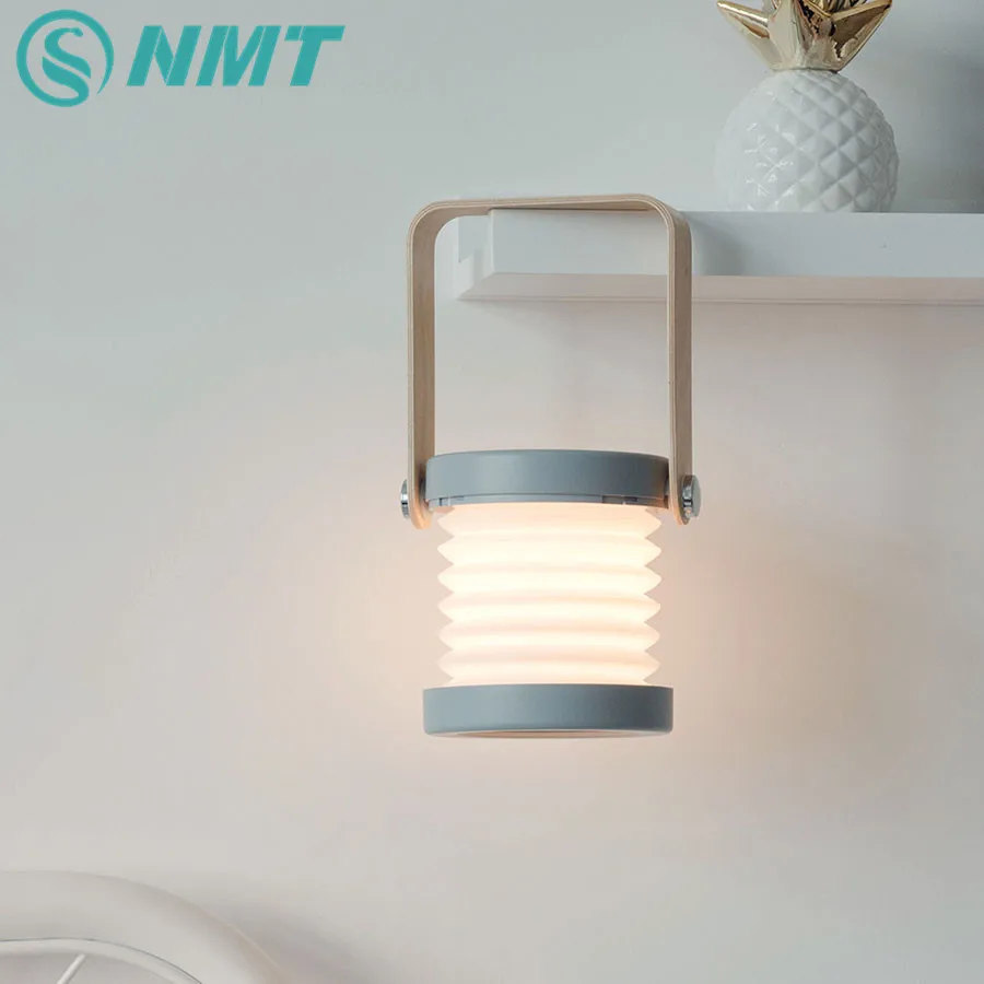 Беспроводной светодиодный светильник ночник с регулируемой яркостью USB зарядкой