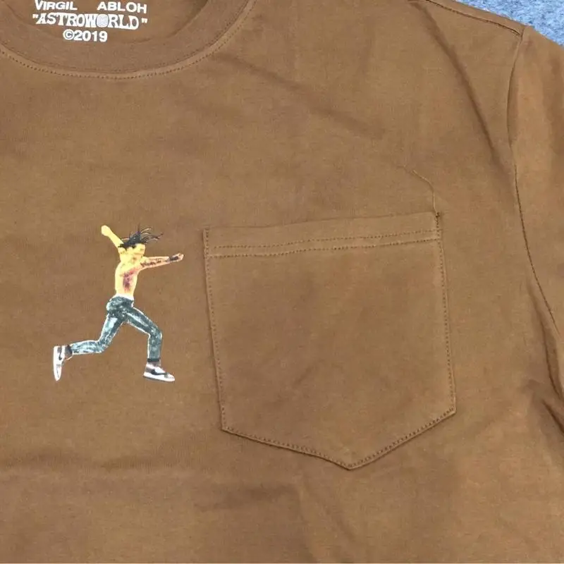 Travis Scott Astroworld Festival Happy Face T Shirt Men Women Grimace Instead Hook Summer T-shirt ASTROWORLD Vetements Tshirt | Мужская