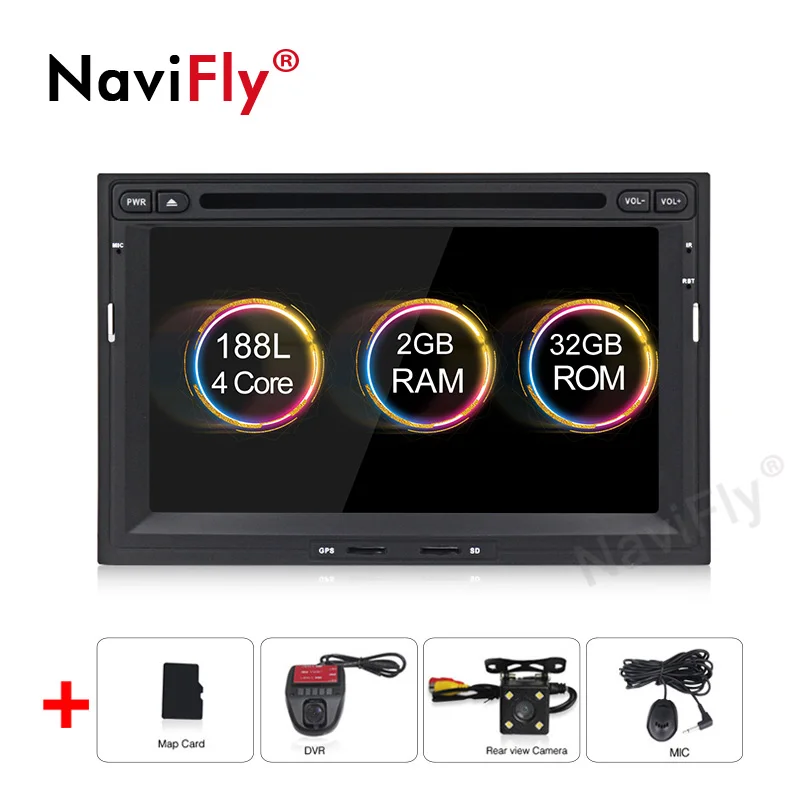 Car dvd camera DVR 2din Android 9,1 2+ 32G Автомобильный dvd Радио Аудио мультимедийный плеер для PEUGEOT/Partner 3008 5008 gps навигация wifi BT RDS карта - Цвет: Car dvd camera DVR