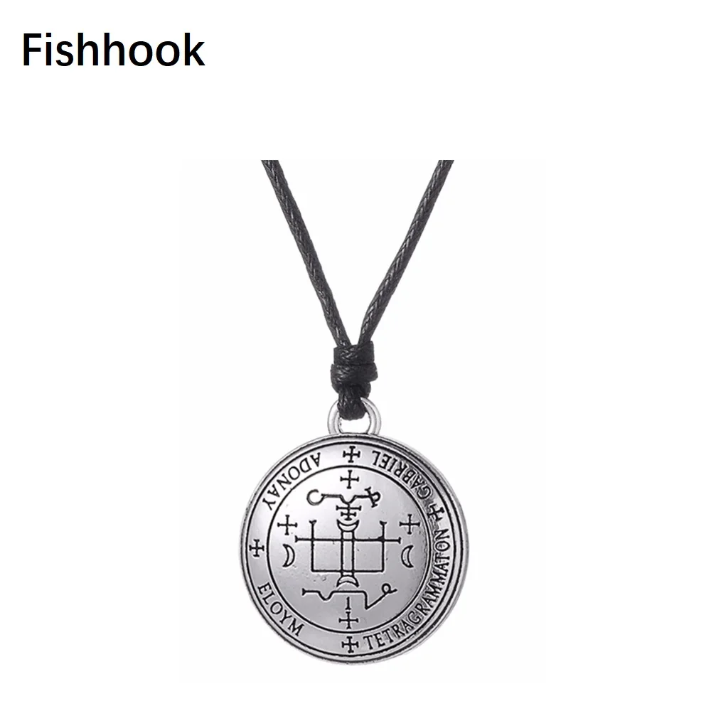 Рыболовный крючок сигил ангела Габриэль энокян талисман амулет ювелирные