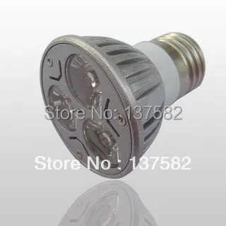 

DHL EMS Free shipping wholesale price High Power Dimmable E27 3x3W 9W LED Spotlight Lamp CREE LED 85~265V Light Bulb Downlight