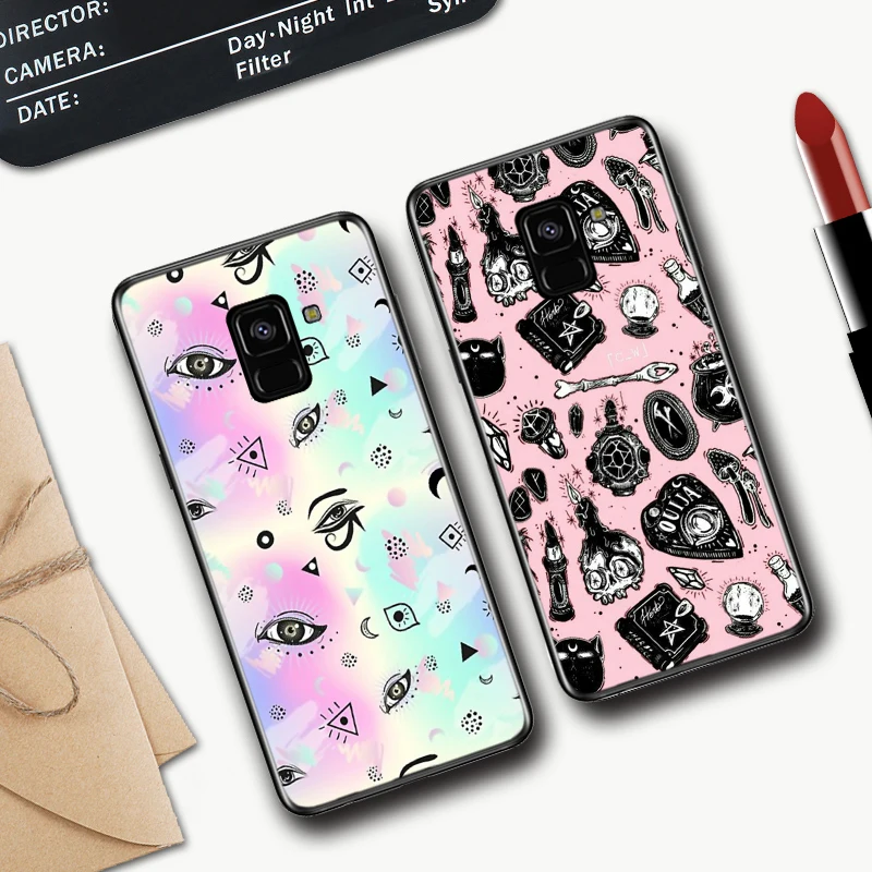 Girly пастельных ведьмы специальный силиконовый чехол для samsung A2 Core A3 A5 A6 плюс A7 A8 A9 A10 A30 A50 A60 A70 A10S A30S A50S A70s