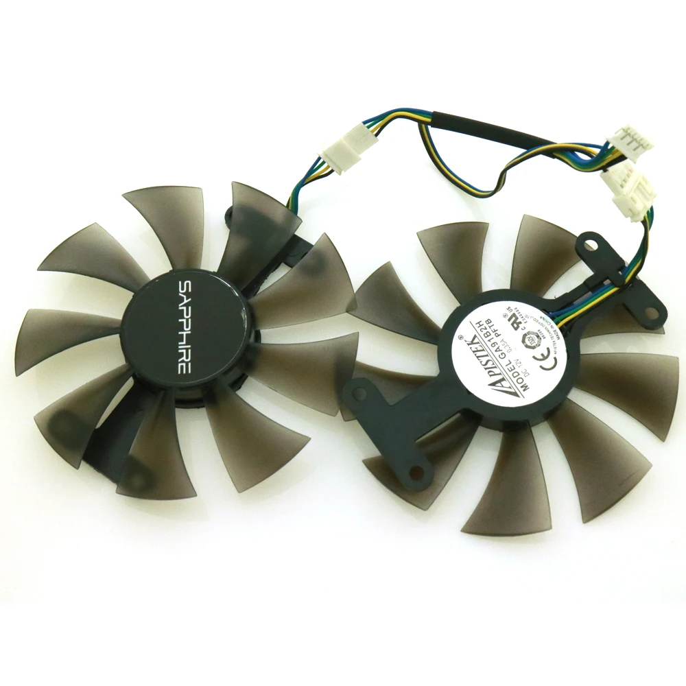 Бесплатная доставка GA91B2H 12 В 0.35A 86 мм 4 провода 4Pin VGA вентилятор для SAPPHIRE RX560