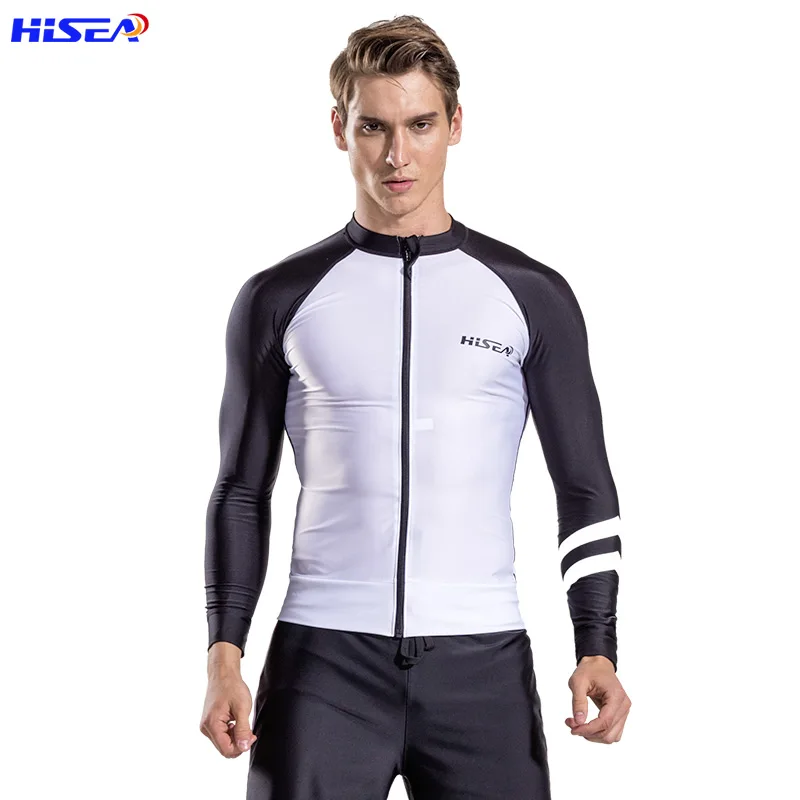 Hisea топы для дайвинга мужчин купальный костюм снорклинга гидрокостюм серфинга с