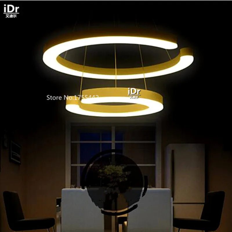 Led современный минималистичный гостиной люстра подвесной светильник ресторан