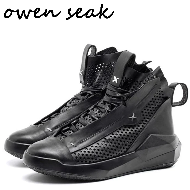 Кроссовки мужские из натуральной кожи на шнуровке плоской подошве|shoes luxury|shoes