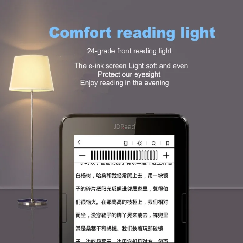 Новая электронная книга Android e ink JDread 300ppi HD экран 1448x1072 имеет переднее освещение 6