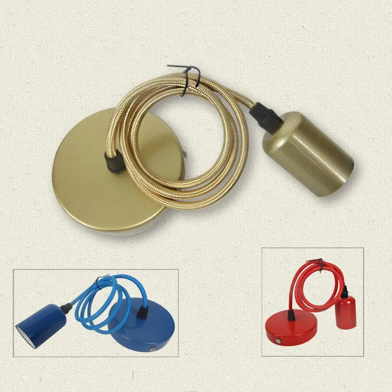 Винтажный Ретро современный красочный подвесной светильник для ресторана с