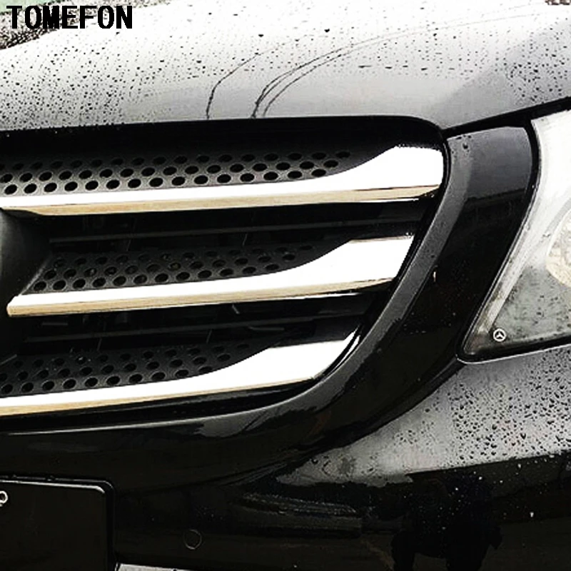 Хромированный АБС пластик TOMEFON для Benz VITO V Class Viano Valente Metris 2014 2015 2016 2017 передняя