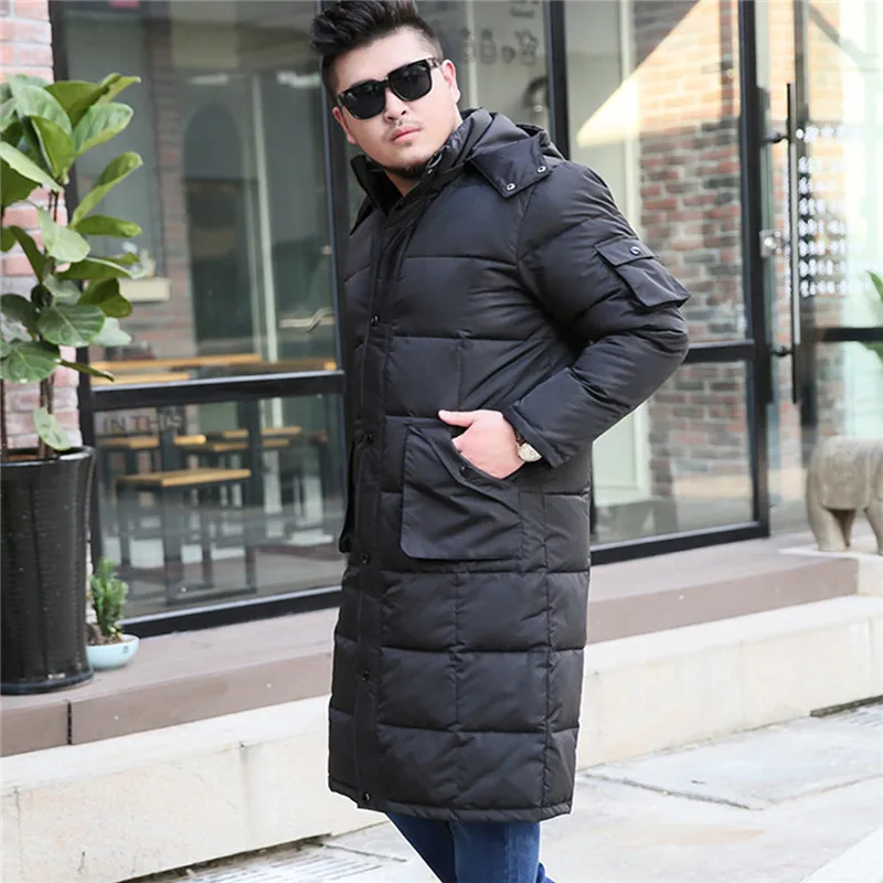 TEAEGG, зимнее пальто, мужской пуховик, 5XL, 6XL, 7XL, 8XL, белый утиный пух, куртка для мужчин,, Chaqueta, Pluma Hombre, теплые парки, AL273