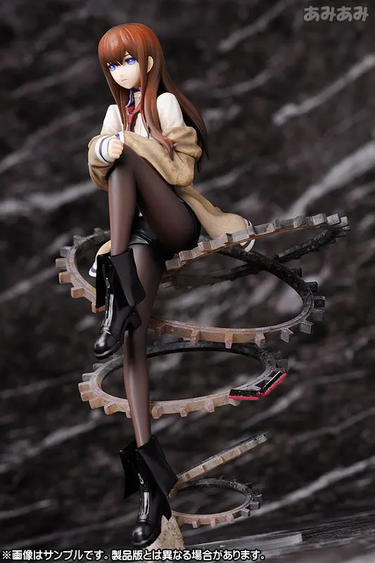 Аниме фигурки Kotobukiya 22 см Steins Gate Makise Kurisu фигурка из ПВХ 1/8 весы расписная модель