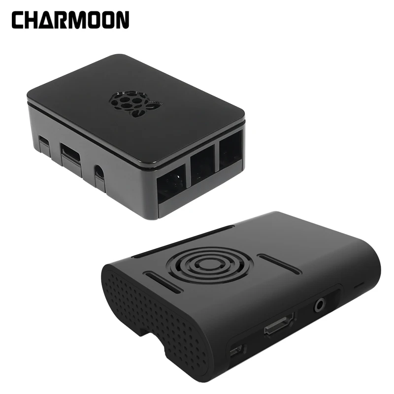 Чехол для Raspberry Pi 3 с алюминиевым охлаждающим вентилятором защитный чехол PI Model B +