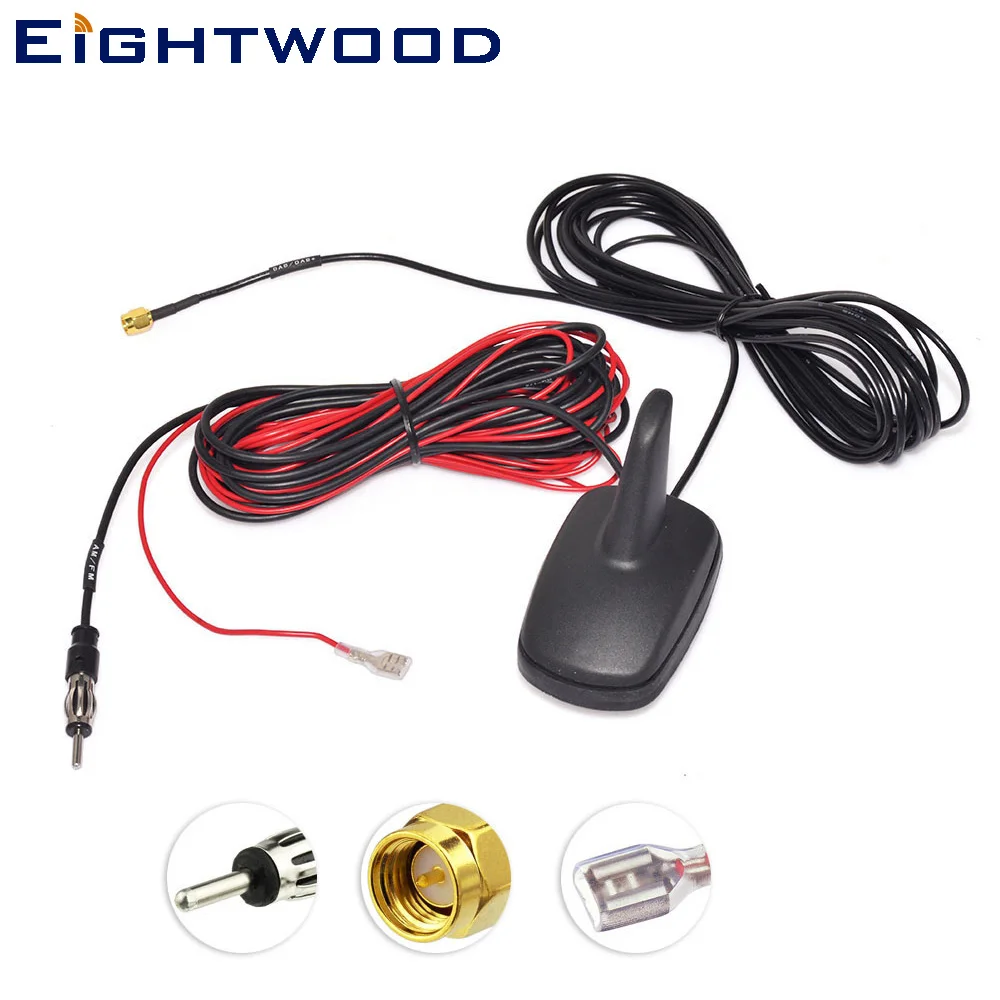 Eightwood DAB + FM/AM автомобильное цифровое радио воздушное крепление на крышу акулий
