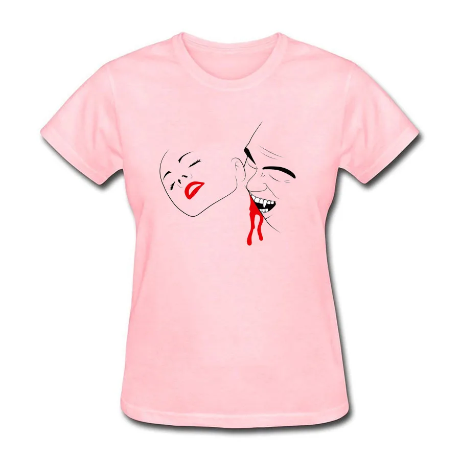 Kill Her Back Print Women's Shirt Graphic T-Shirt Short Sleeve Tee Fashion Brand Harajuku Kawaii Slim Punk Tops T SHIRT | Женская