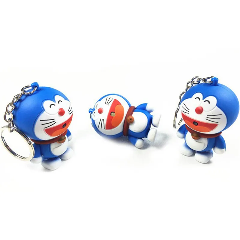 Совершенно новый ночник мультфильм аниме Дораэмон цифры Светодиодные Брелки