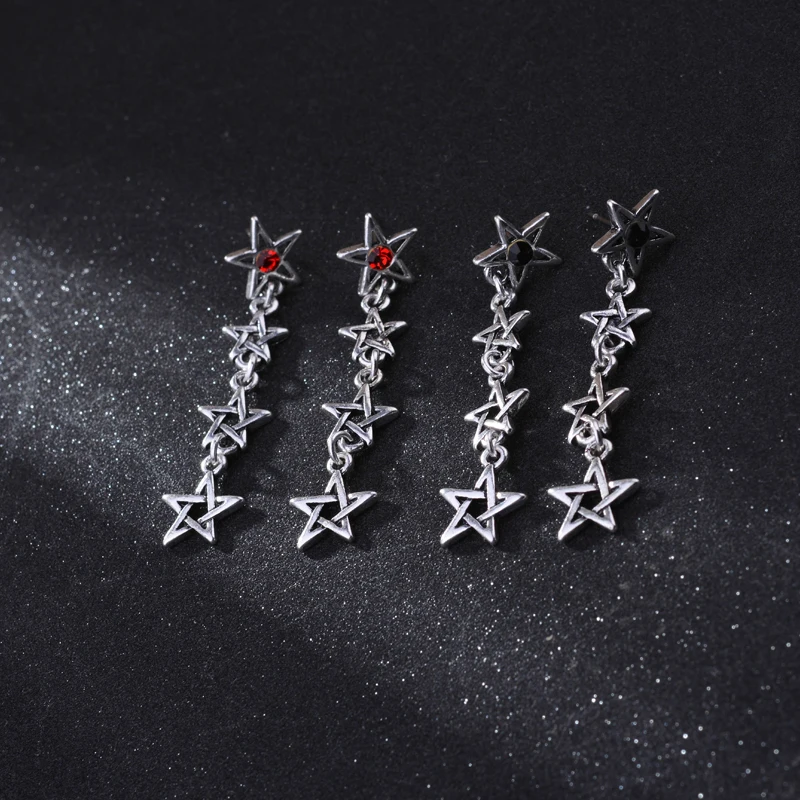 2017 новые женские Геометрические готические серьги гвоздики крутой Рок Панк