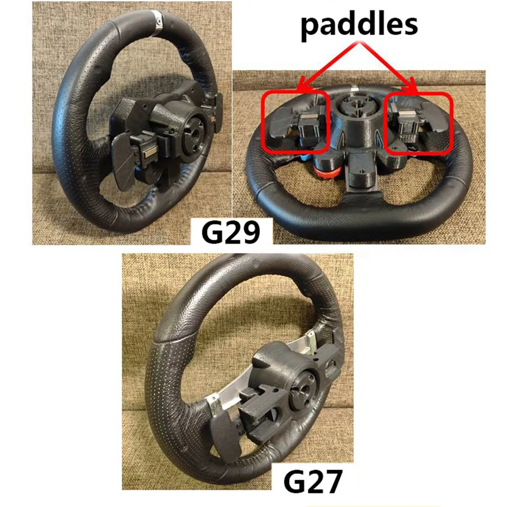 

Enhanced Version Steering Wheel Base Housing Shell for Logitech G29 G27 Replacement Steering Wheel Accessories With Paddles