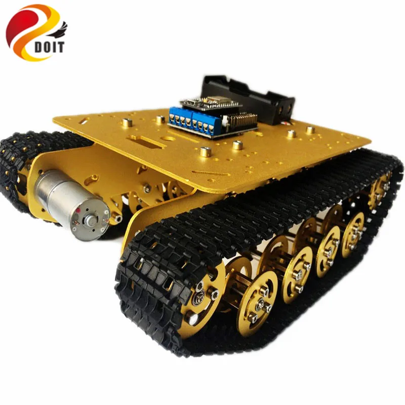 DOIT TS100 RC WiFi Робот Танк шасси автомобиля контролируется Android/iOS телефон на основе