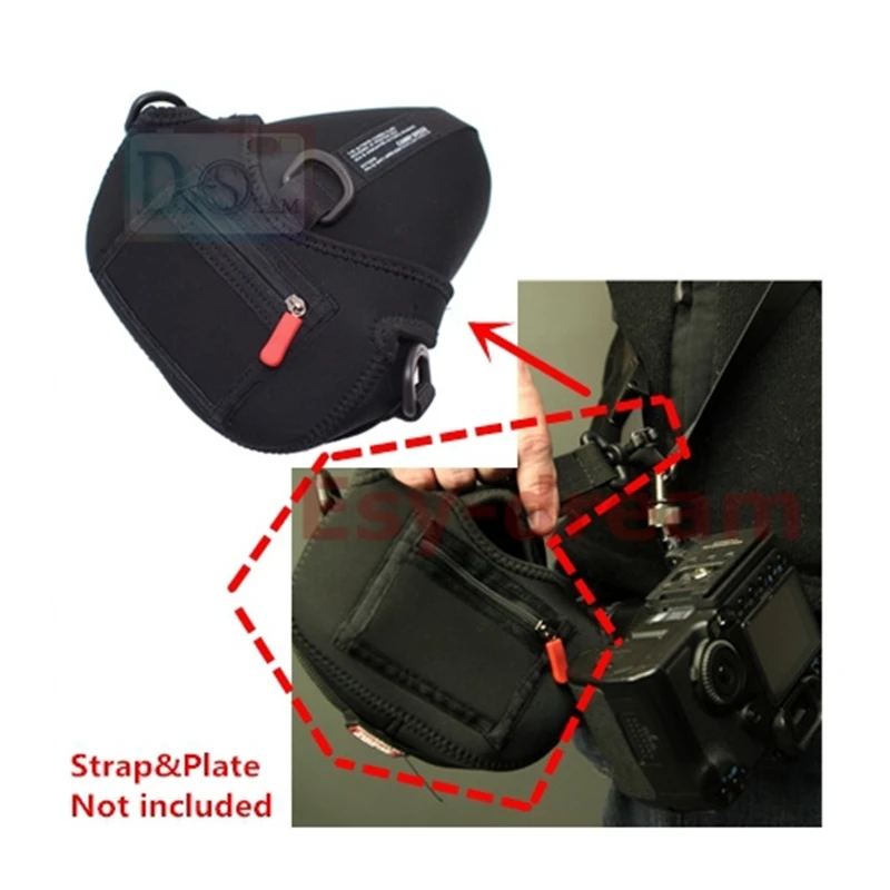 

Carry Speed Neoprene Foto Triangle Camera Bag Sling Pouch Case for Canon 5D 7D Mark II III 24-70 Nikon D610 D600