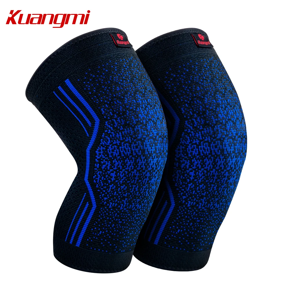 Kuangmi 1 пара наколенники силиконовые Нескользящие волейбол колено рукава
