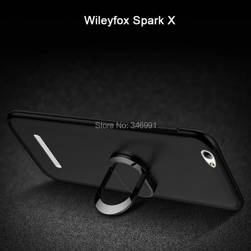 Чехол Wileyfox Spark X 5 дюйма мягкий черный силиконовый магнитный автомобильный