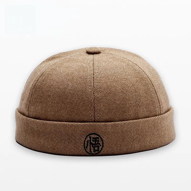 Мужская и женская винтажная Кепка JAMONT Skullcap уличная в стиле хип хоп одноцветные