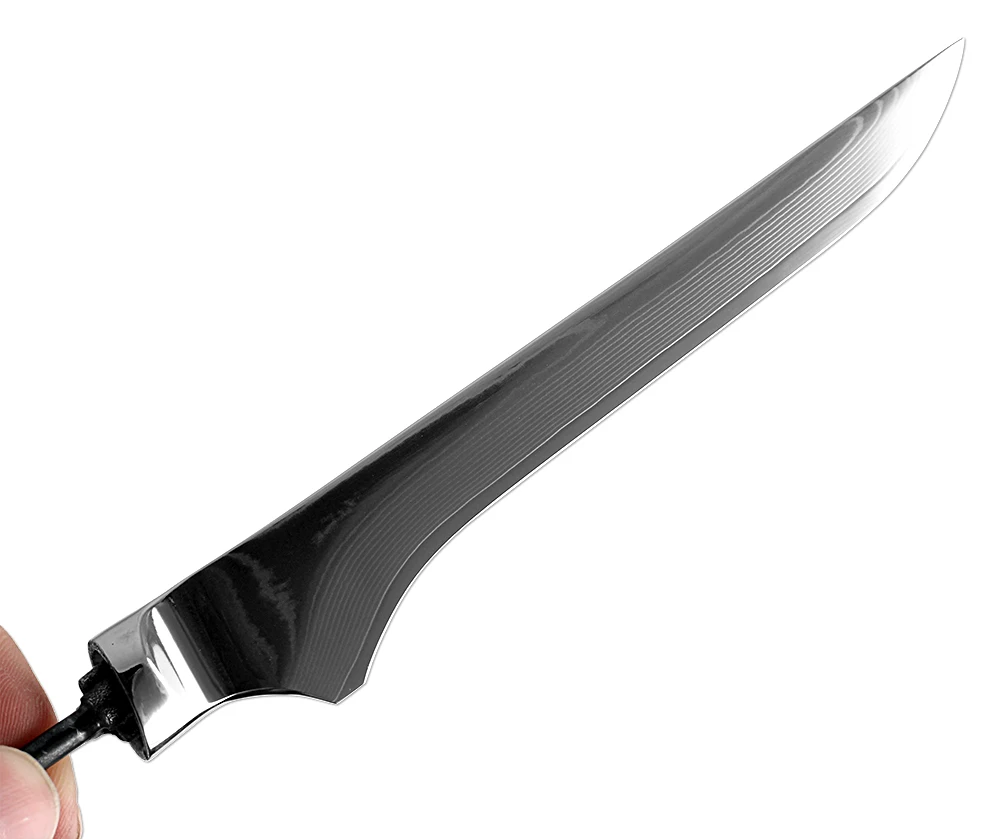 

XITUO 6" Damascus Bone Blank Japan VG10 Damascus Steel Material DIY Handmade Forged Kitchen Chef Knife Tool Accessories